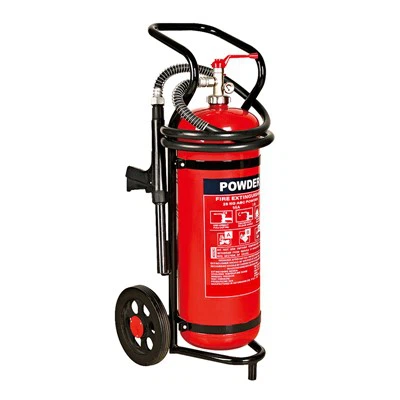 Колісний вогнегасник сухого порошку 25 кг